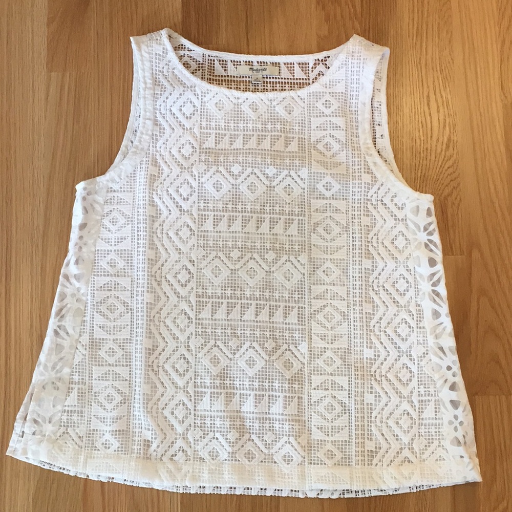 Madewell White Top- size S